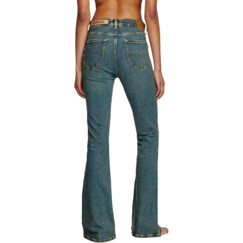 Lee X DIESEL Lee Co-branded Model Jeans Women's Dark Blue-2