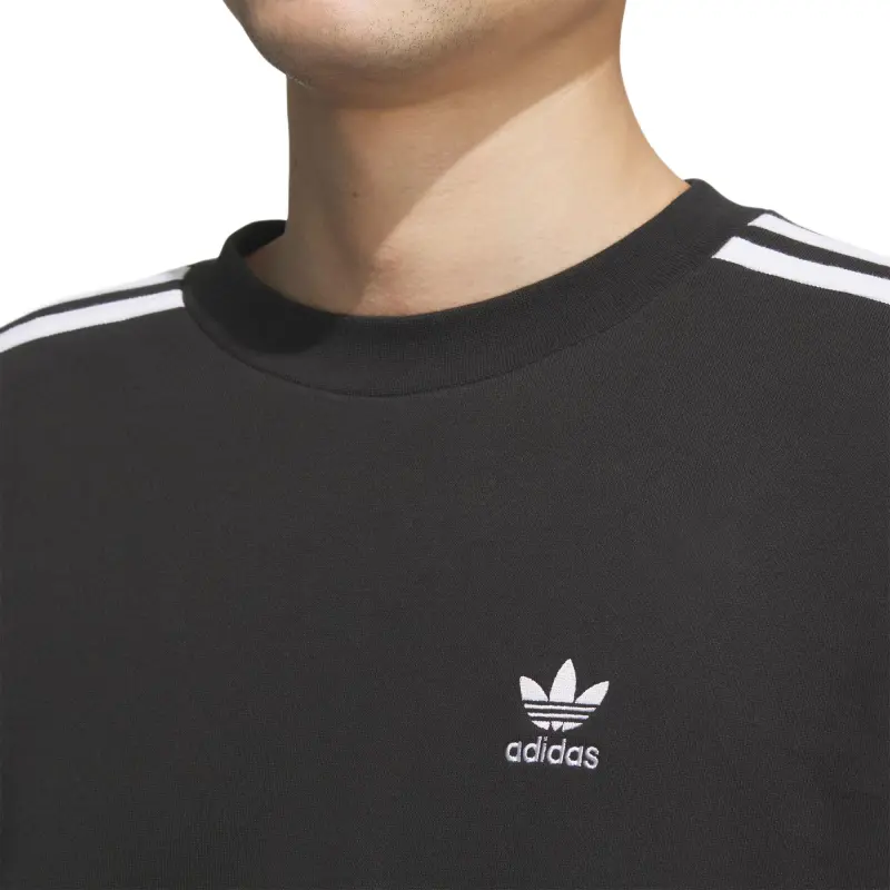 Adidas Originals ADICOLOR OVERSIZE CREW Sweatshirt Men's Black-4