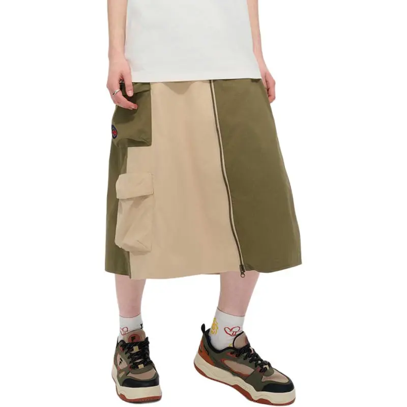 FILA FUSION SS25 Cargo Short Skirts Women's Banana Coffee-2