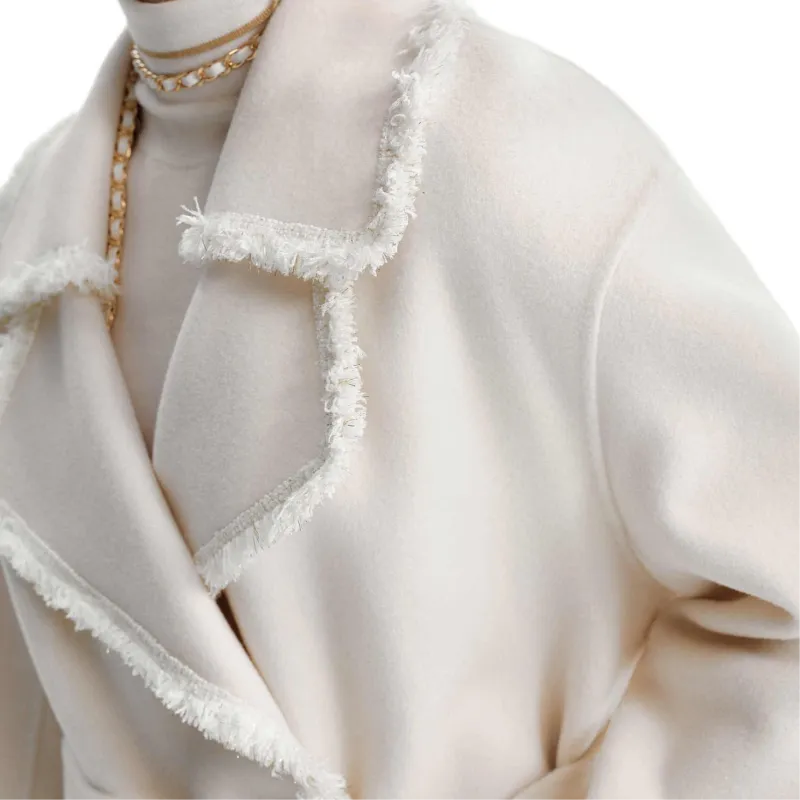 KARL LAGERFELD Coat Women's White-4