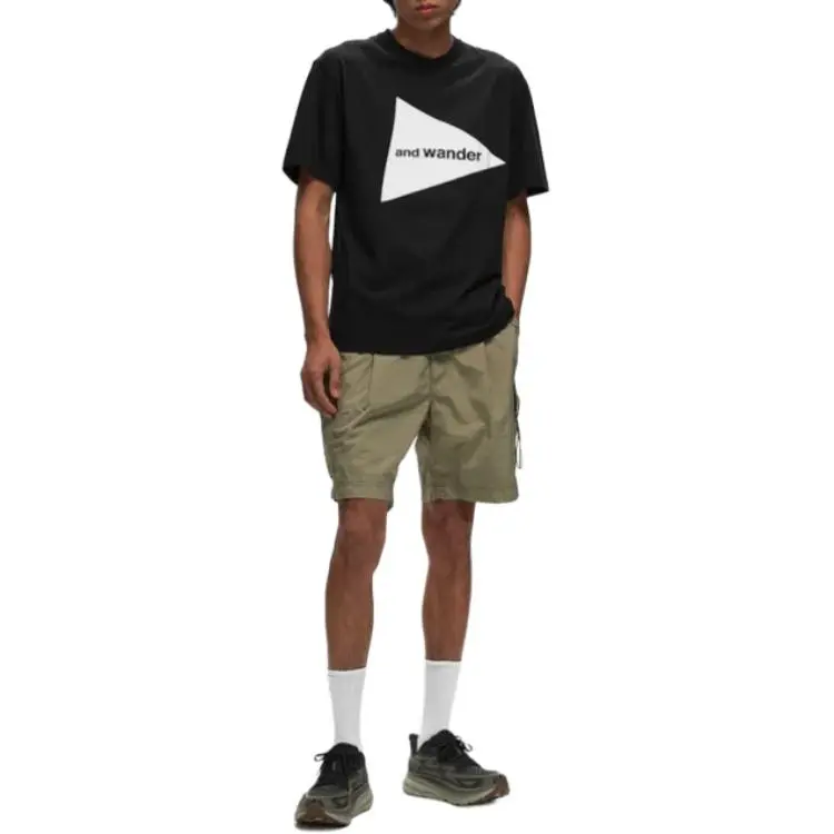 And Wander Logo print T shirt-3
