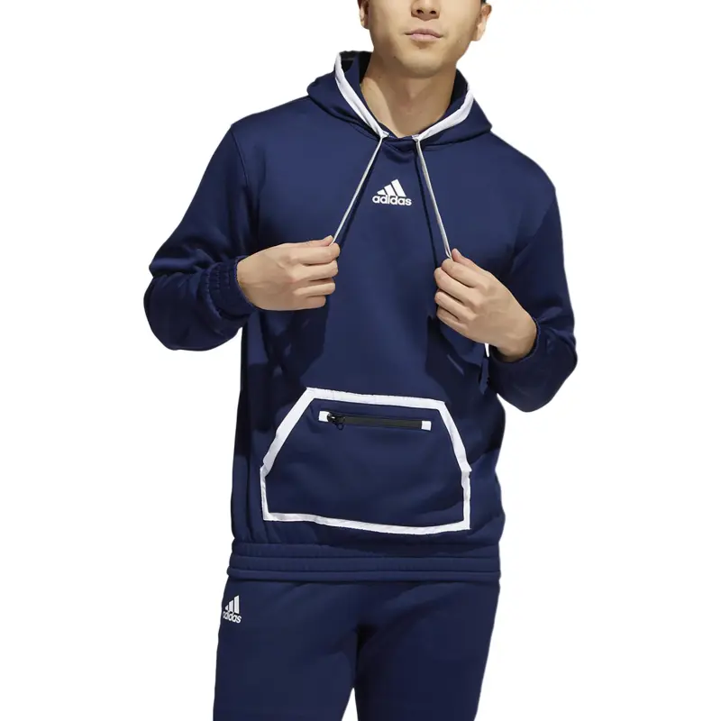 Adidas Free Shipping With AdiClub Team Issue Pullover Hoodie-1