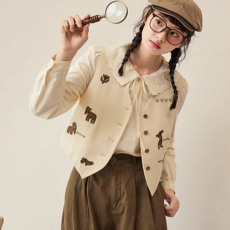 ZIHAN Shirts Women's Beige Gold-2