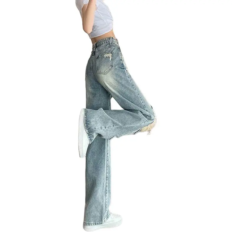 Concubine Zhu Jeans Women's Light Blue-4