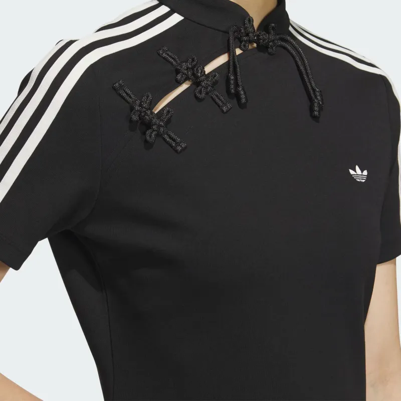 Adidas Originals Short Sleeved Dress Women's Black-3