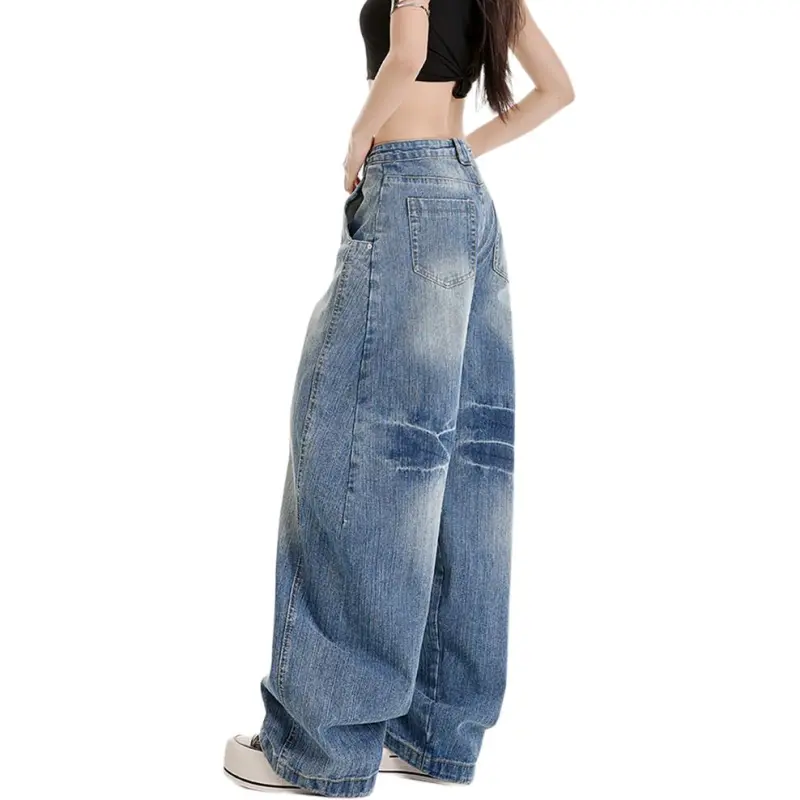 NHZN Jeans Unisex Vintage Blue-5