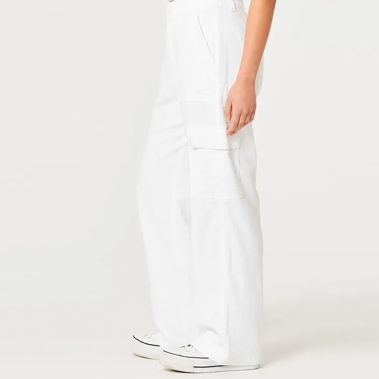 Hollister Casual Pants Women's White-3