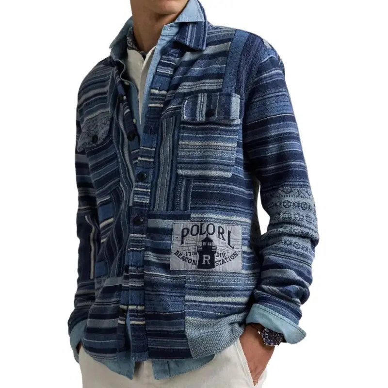 Polo Ralph Lauren Patchwork Cardigan-3