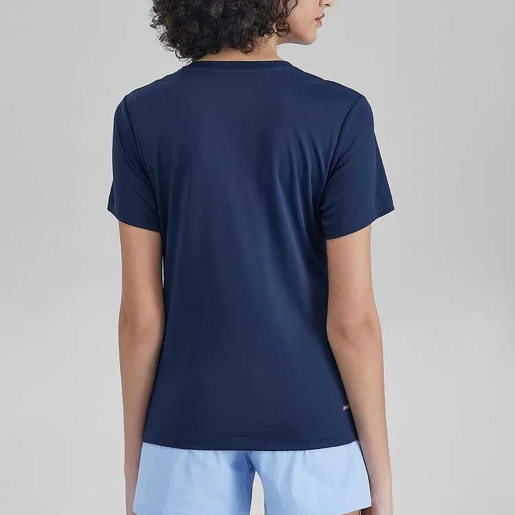 Skechers T Shirts Women's Marine Collegiate Blue-3
