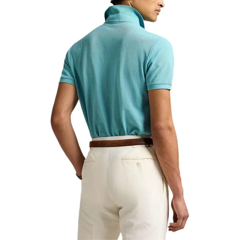 Polo Ralph Lauren Logo Embroidered Straight Hem Polo Shirt-4