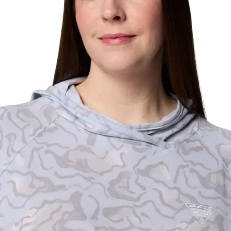 Columbia PFG Uncharted Sweatshirt Women's Post-Rain Gray Marshland-3