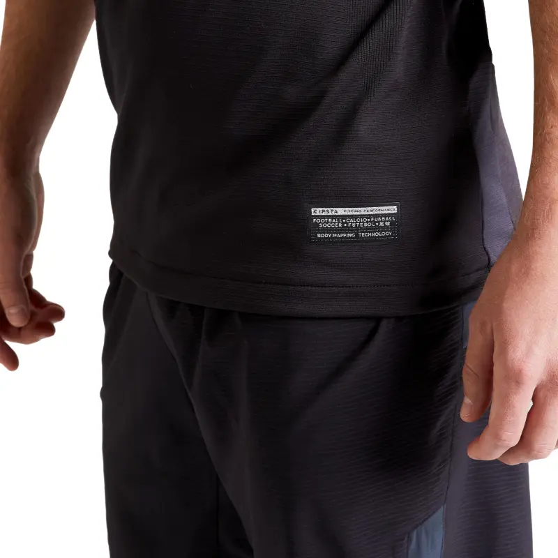DECATHLON Soccer Jerseys Men's Black-1