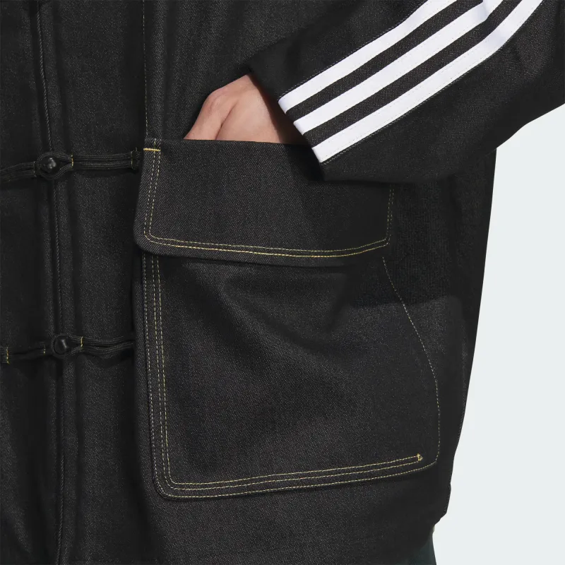 Adidas Originals TRACK TOP CN TT DENIM Jackets & Coats Unisex Black-5