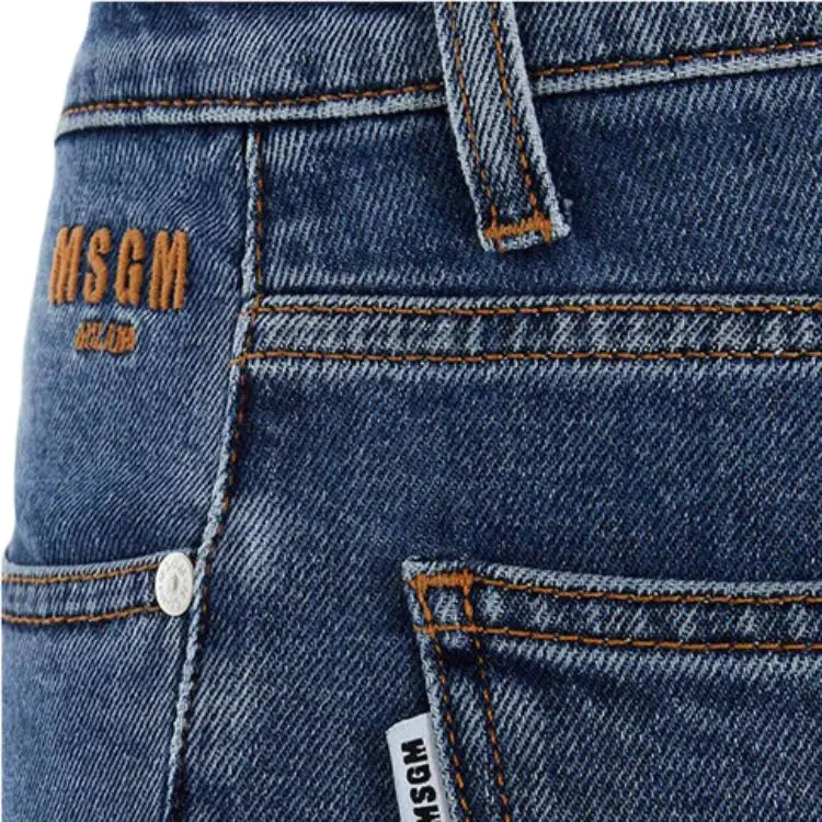 MSGM Jeans Women's Blue-3
