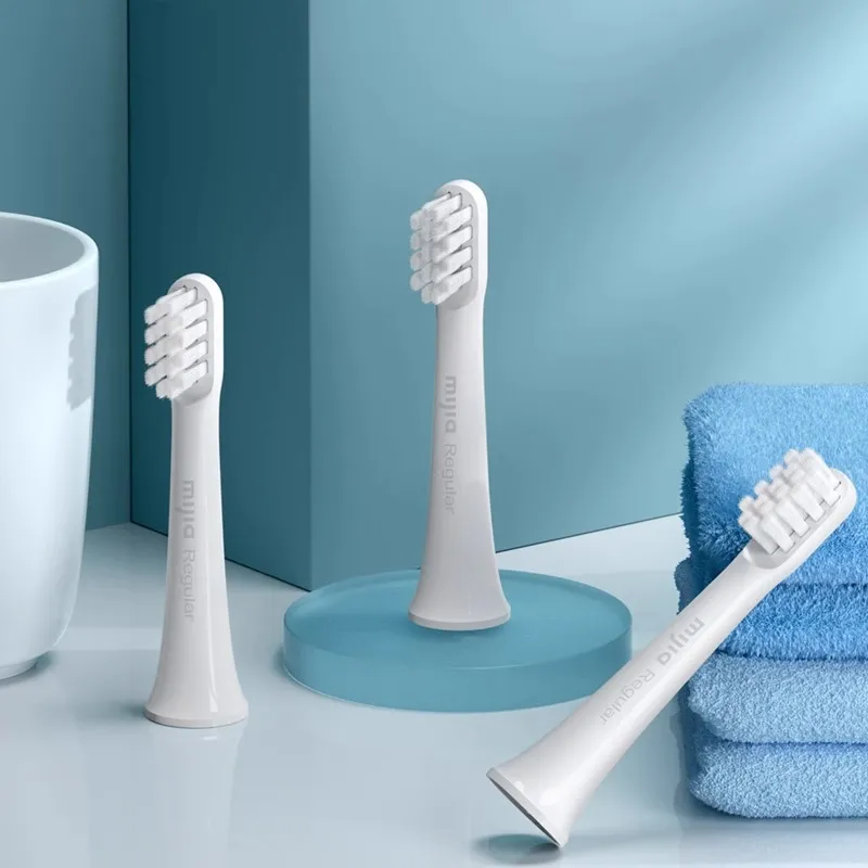 MI Compatible With T100 Toothbrush Heads Soft Bristles Gum Protection For Healthy Teeth-3