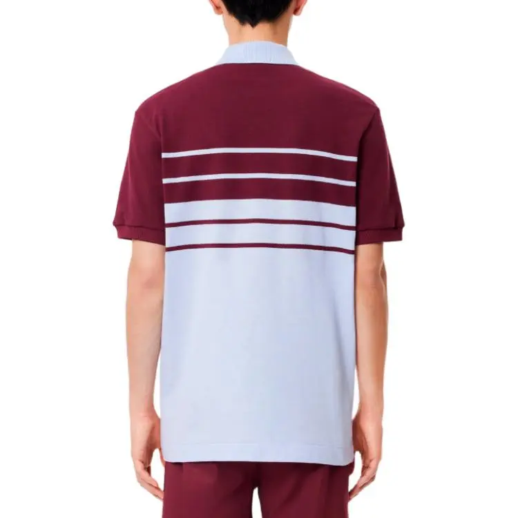 LACOSTE Polo Shirt Men's Bordeaux Red-2