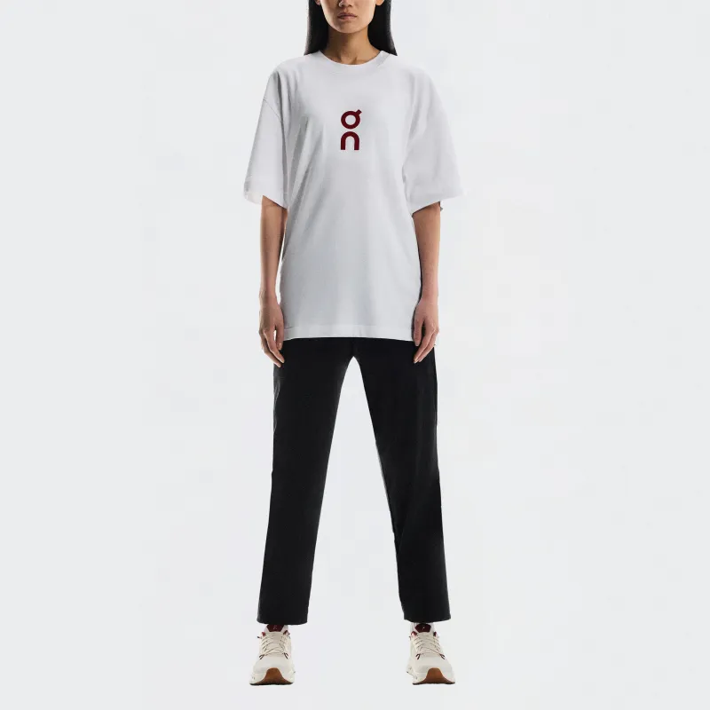 On Club T Shirts Unisex White-3