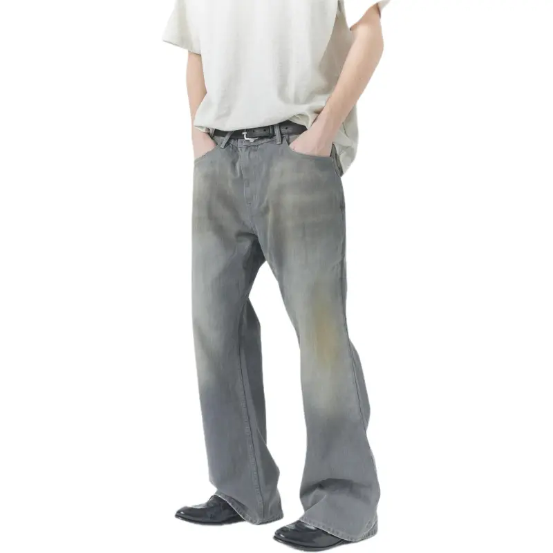 CELL AGING Jeans Unisex Smoke Gray-5