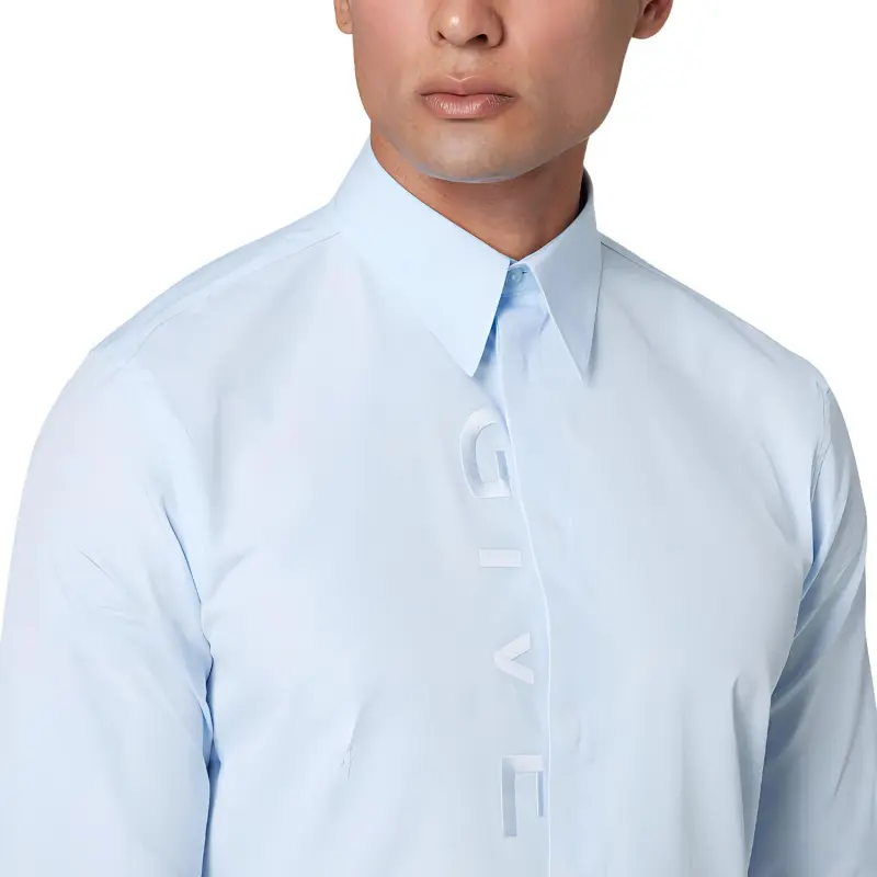 Givenchy Shirt Men's Light Blue-5