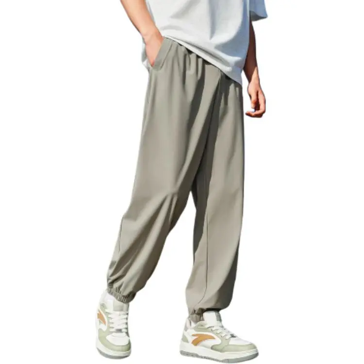 Anta Life Collection Knitted Sweatpants Men's Wander Gray-1