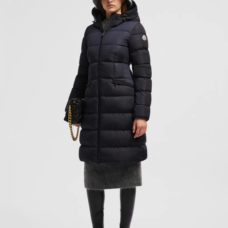 Moncler Avocette Series Down Jacket Women's Midnight Blue-3