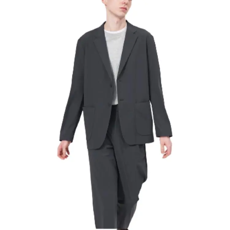UNIQLO Business Suit Men's Dark Gray-4