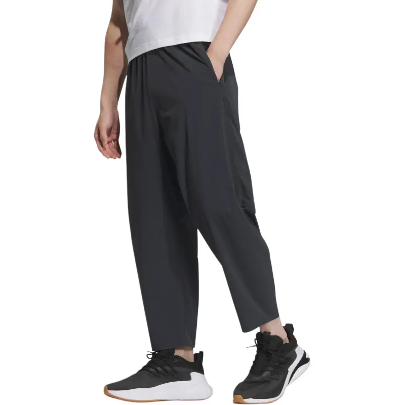 Adidas Knitted Sweatpants Men's Dark Heather Gray-1