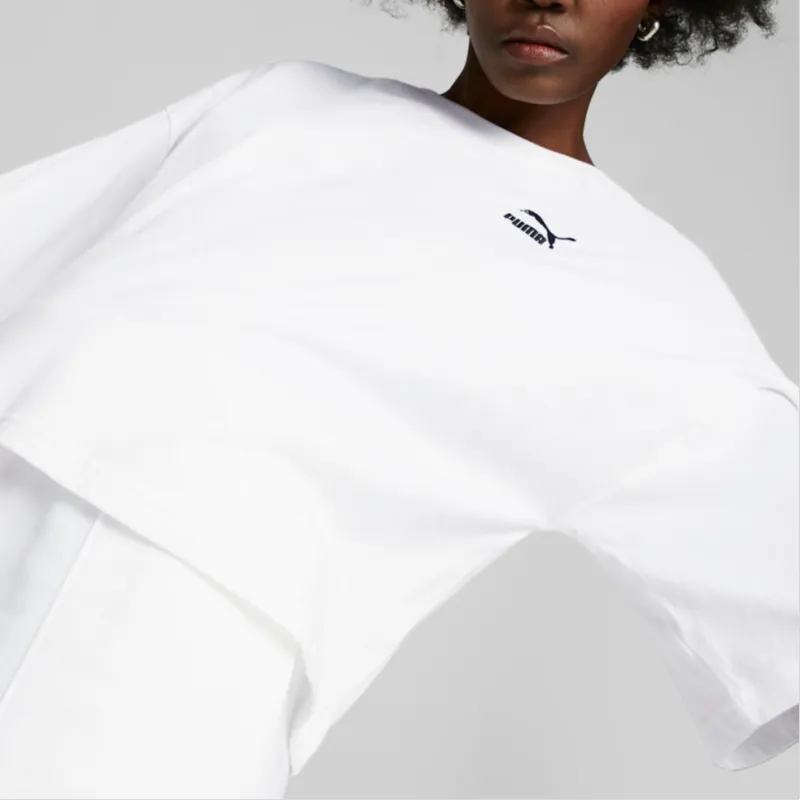 PUMA T Shirts Women's White-7