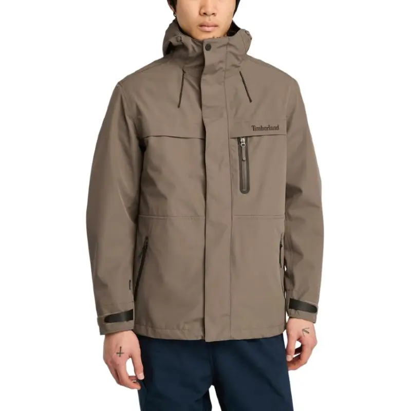 Timberland Waterproof, Thermal, And Windproof Windbreaker Jacket Men's Chocolate-2