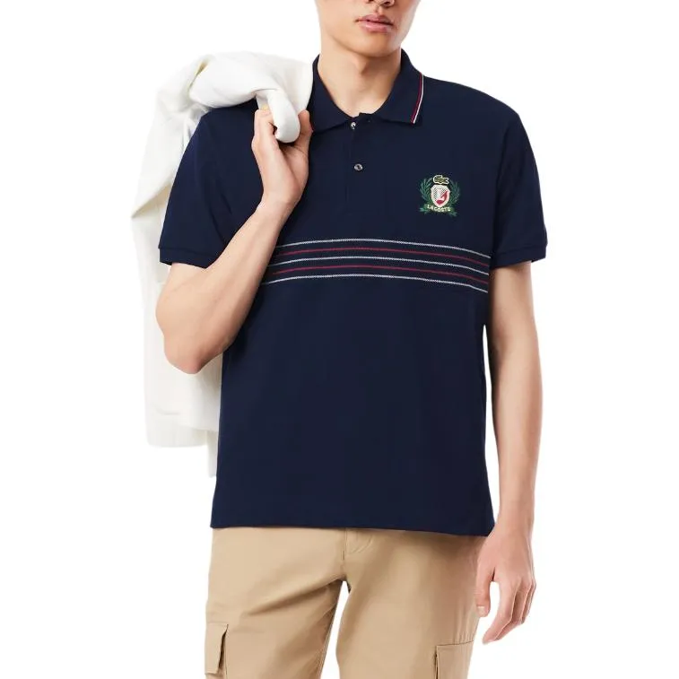 LACOSTE Embroidered Logo Polo Shirt-4