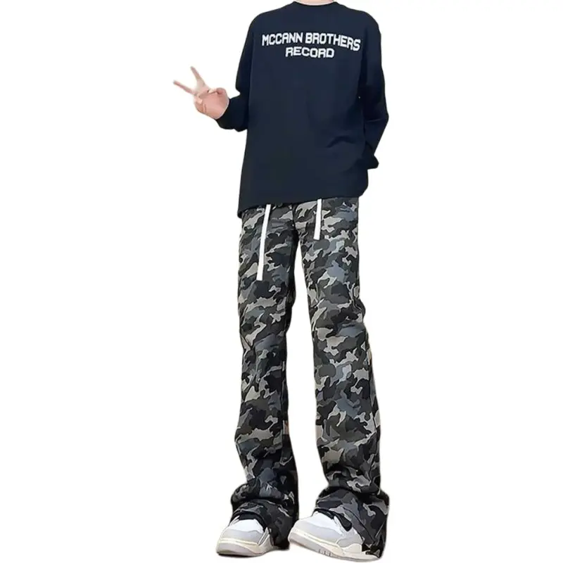 ORMY Jeans Unisex Camouflage-3