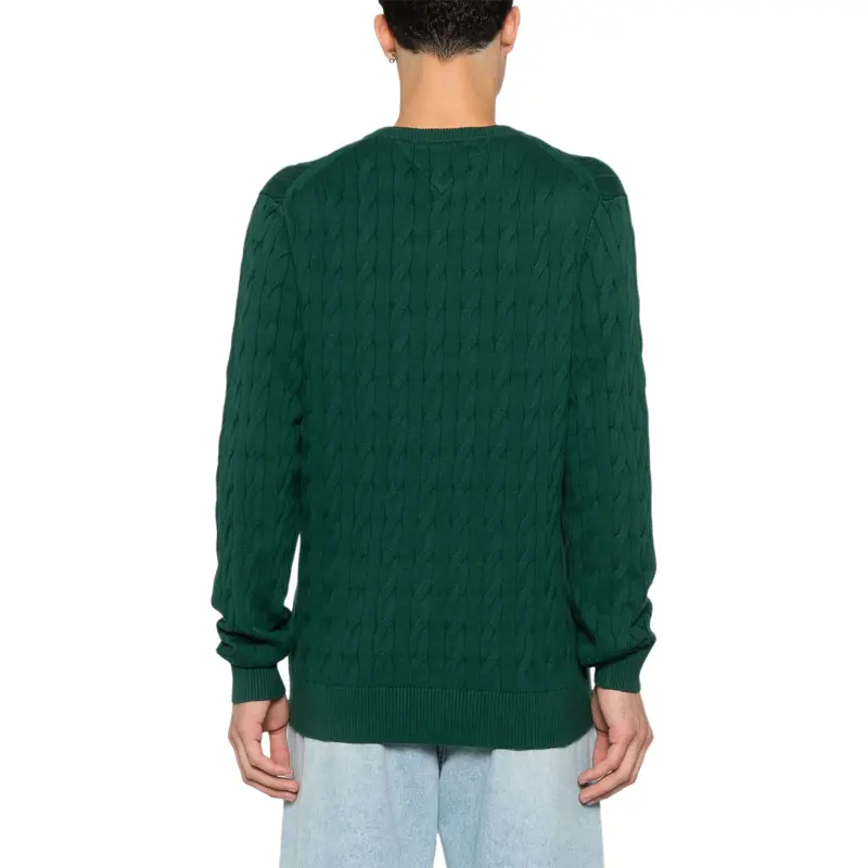 Tommy Hilfiger FW24 Knitwear Men's Forest Green-3