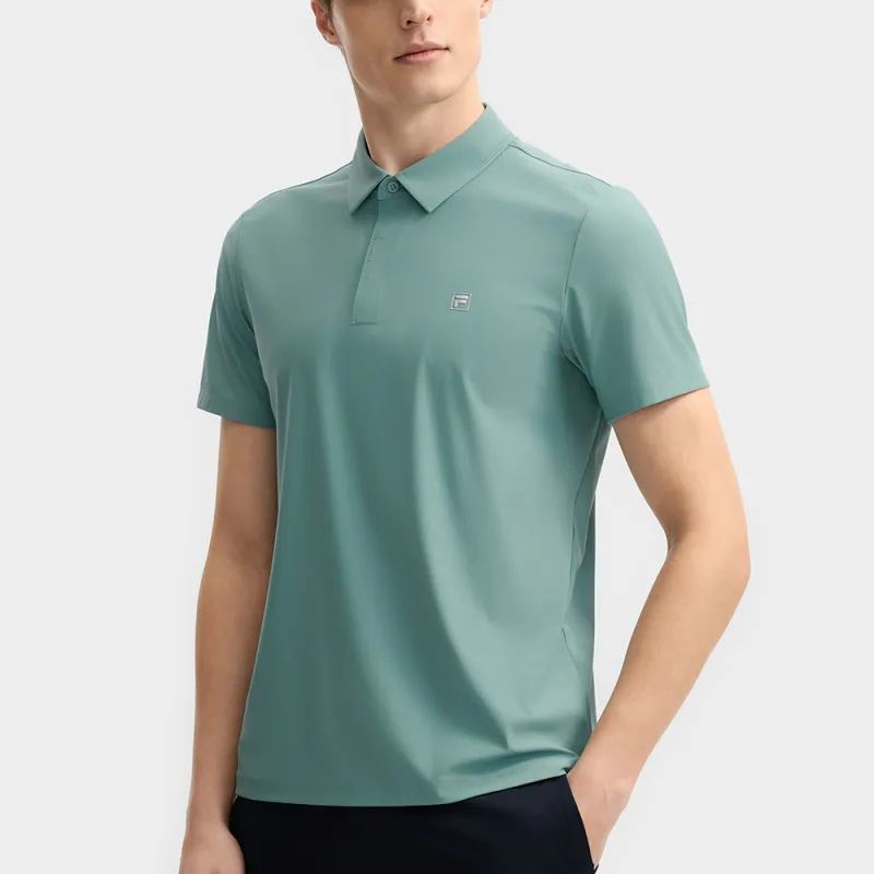 FILA Lifestyle Polo Shirt Men's Mineral Blue-2