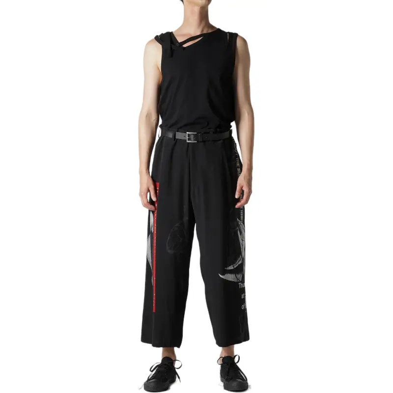 Yohji Yamamoto Pour Homme SS25 Casual Pants Men's Black-4