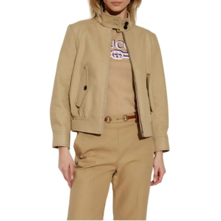 GUCCI SS25 Jackets Coats Men's Khaki-3