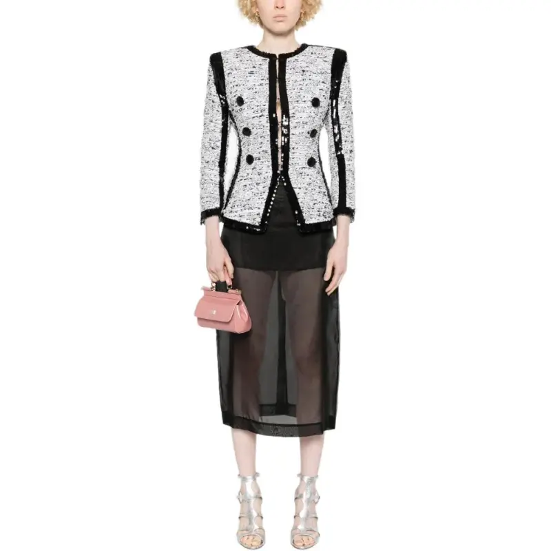 BALMAIN Glitter detail Jacket-1