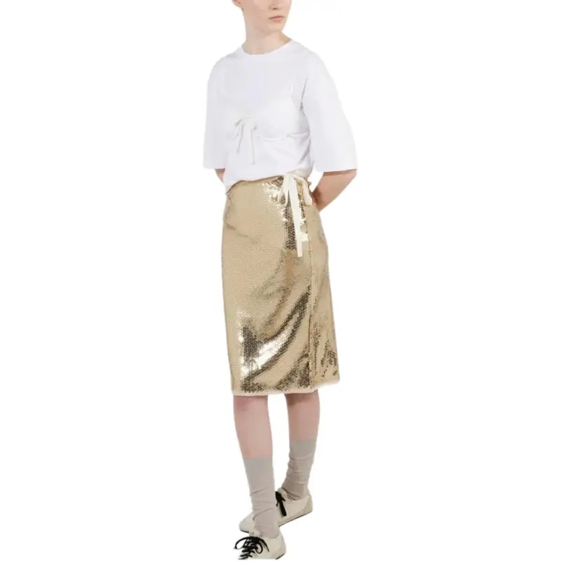 PRADA Sequinned Midi Skirt-3