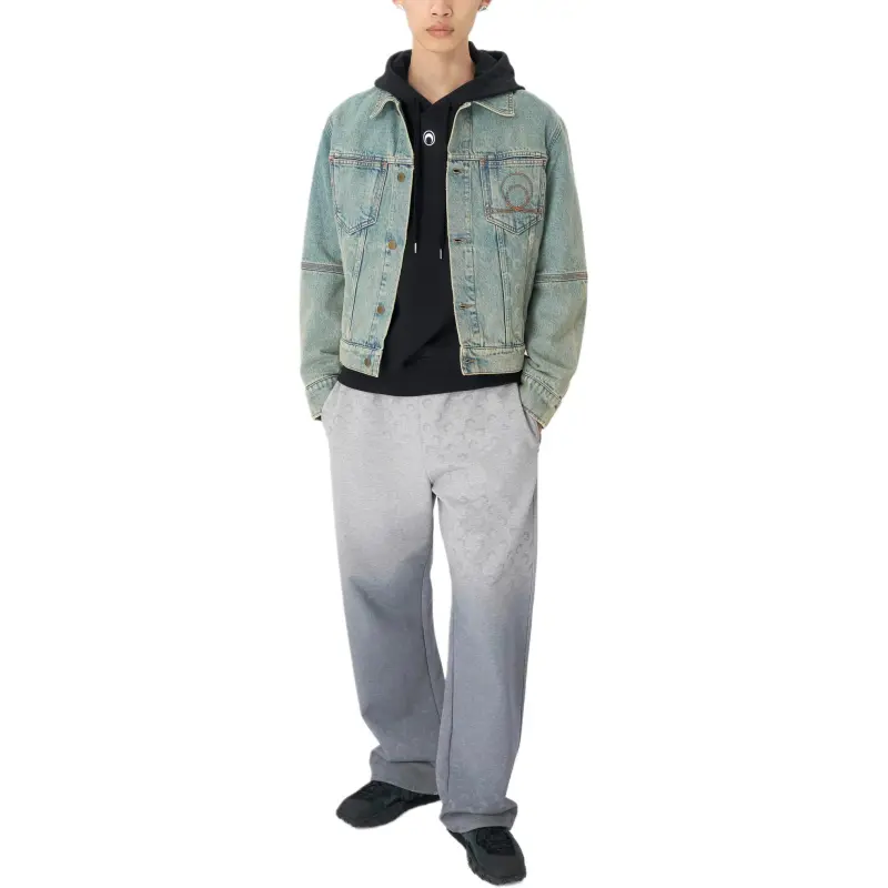 Marine Serre Moon Laser Denim Trucker Jacket-2