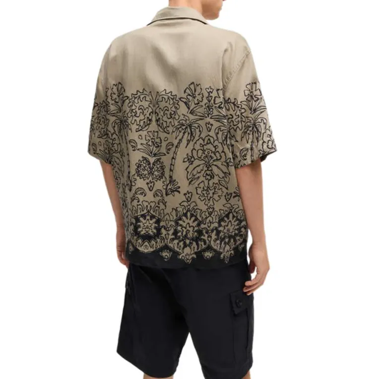 HUGO BOSS SS25 Shirt Men's Light Brown-3