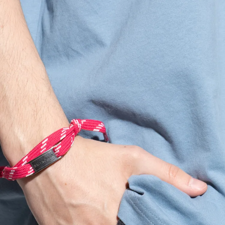 Balenciaga Logo plaque Bracelet-3
