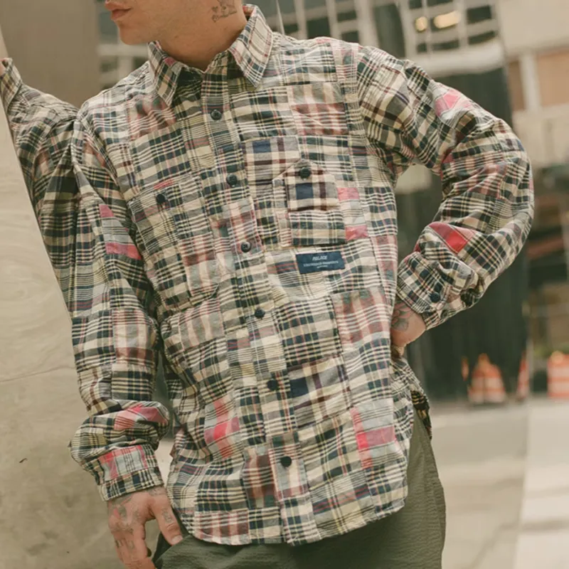 PALACE Engineered Garments Patch Work Madras Shirt-2