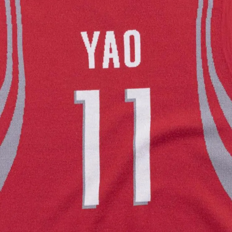 Mitchell Ness X Mitchell & Ness Rockets Yao Ming #11 Knitted Jersey-4