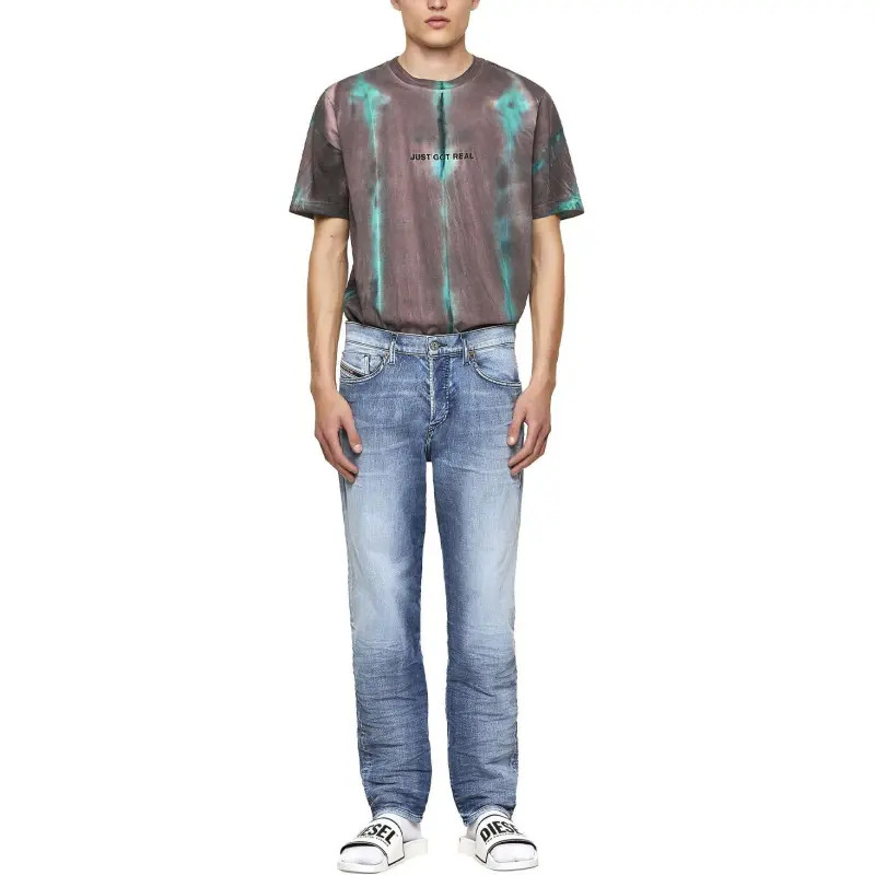 DIESEL Jeans Men Gray Blue-3