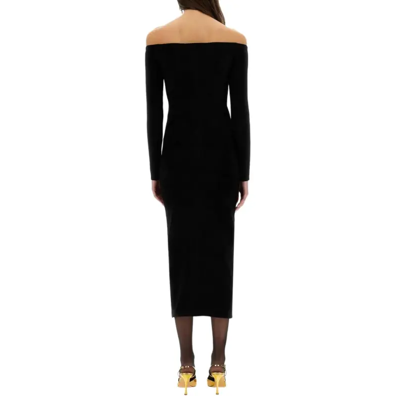 Self portrait Chenille Knit Maxi Dress-1