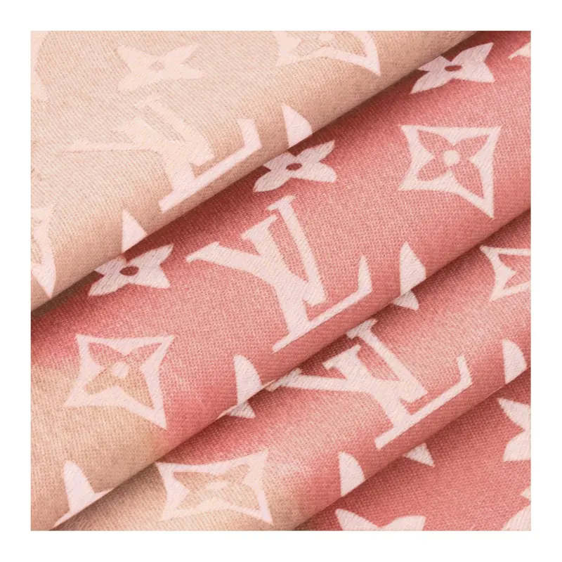 LOUIS VUITTON Metal Fiber Shawls Women's Pink-2