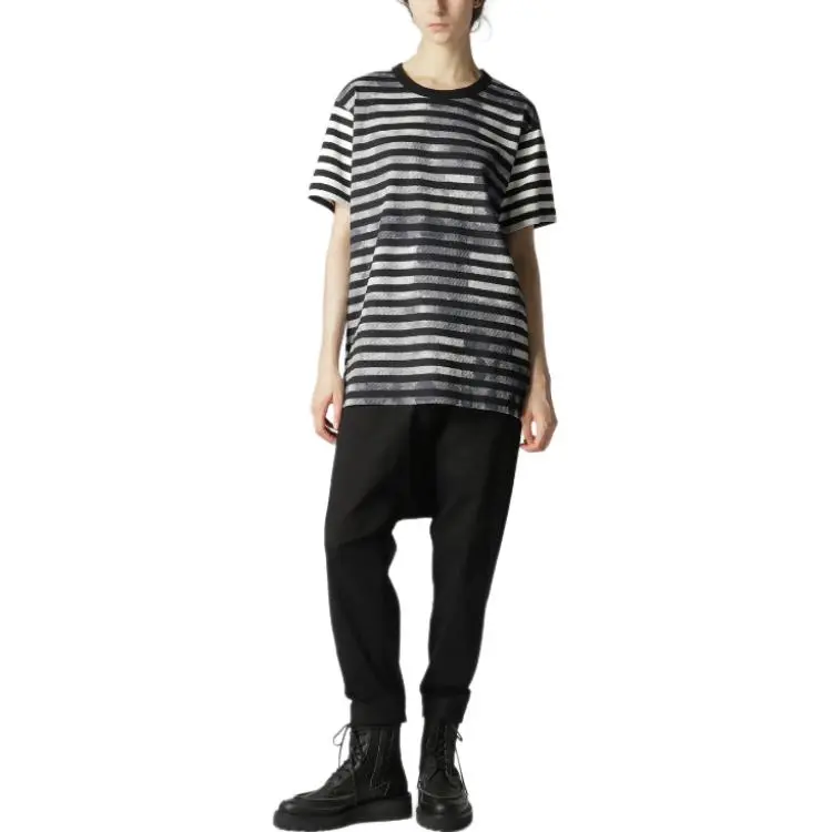 Yohji Yamamoto T Shirt Unisex Black White-2