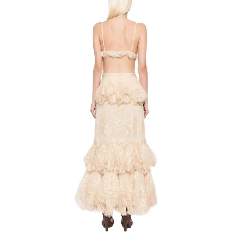 Zimmermann Eden Lace Handkerchief Skirt-2