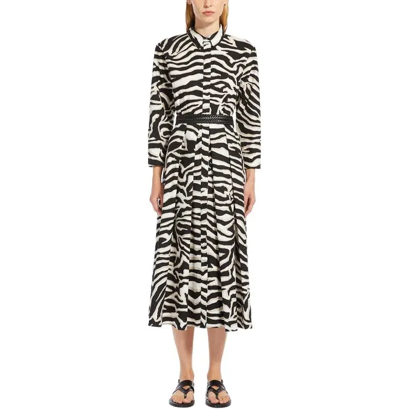 MaxMara Long Sleeved Dresses Women's Multicolor-2