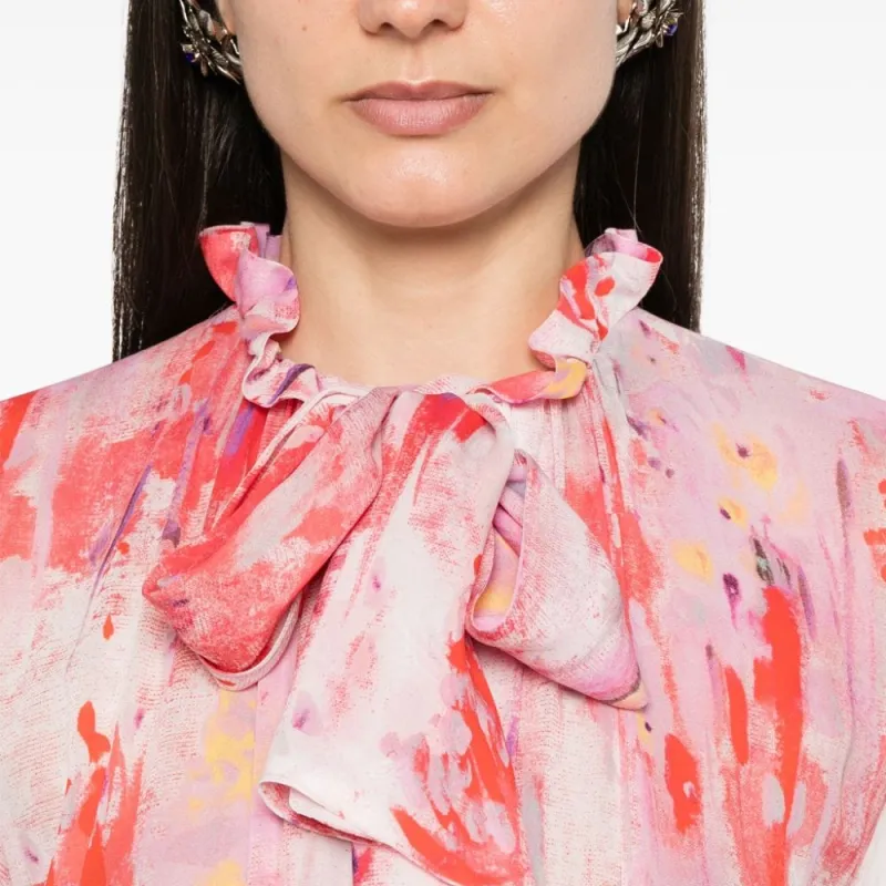 MSGM Ruffle Detailed Dress-4