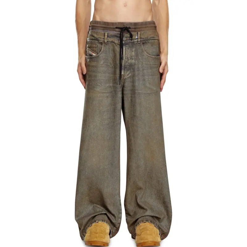 DIESEL FW24 Jeans Men's Green/Blue-2